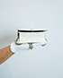 Baby Diorama Pouch Calfskin, top view